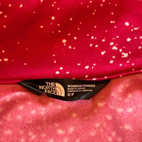 The North Face Women's Full Zip Jacket Galaxy Splatter Dark Pink Size Small - Picture 8 of 16